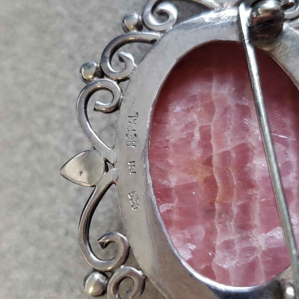 Silver Filigree Brooch - Picture 9 of 9